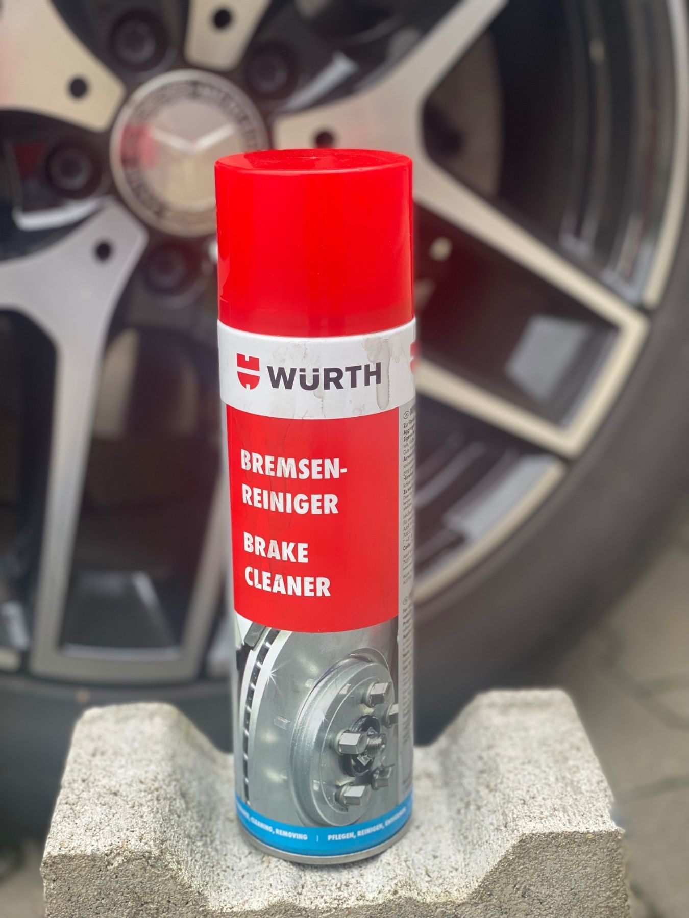 Bremsenreiniger, schnelle und effektive Entfernung