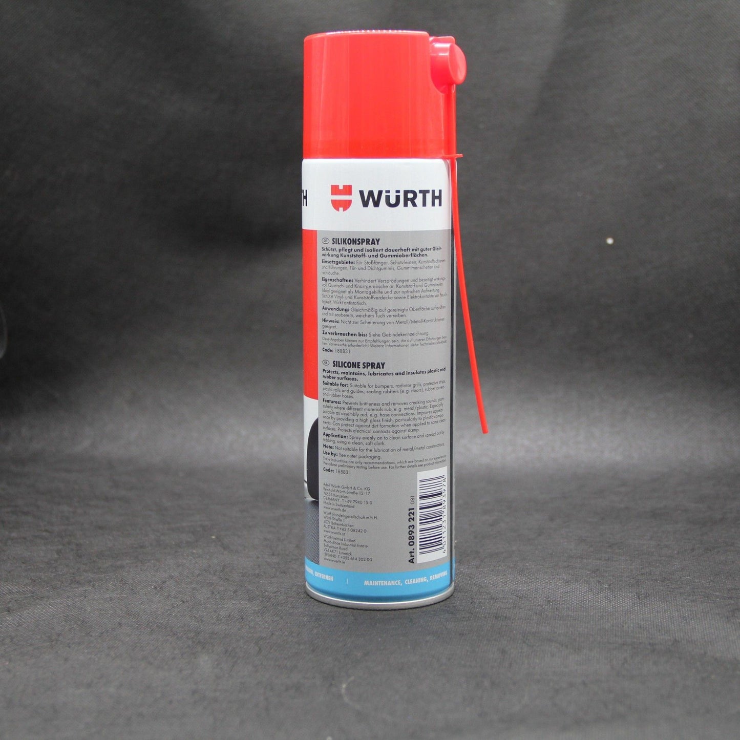 Silikonspray schützt, pflegt und isoliert