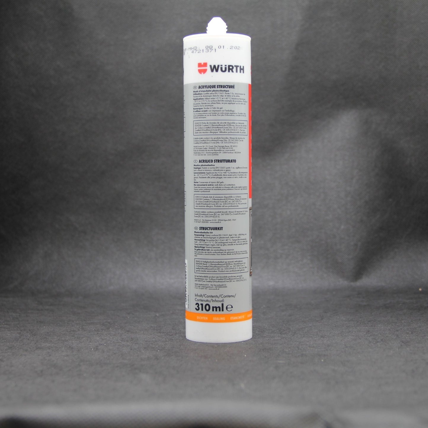 Strukturacryl WÜRTH -Speziell für die Reparatur von Rissen