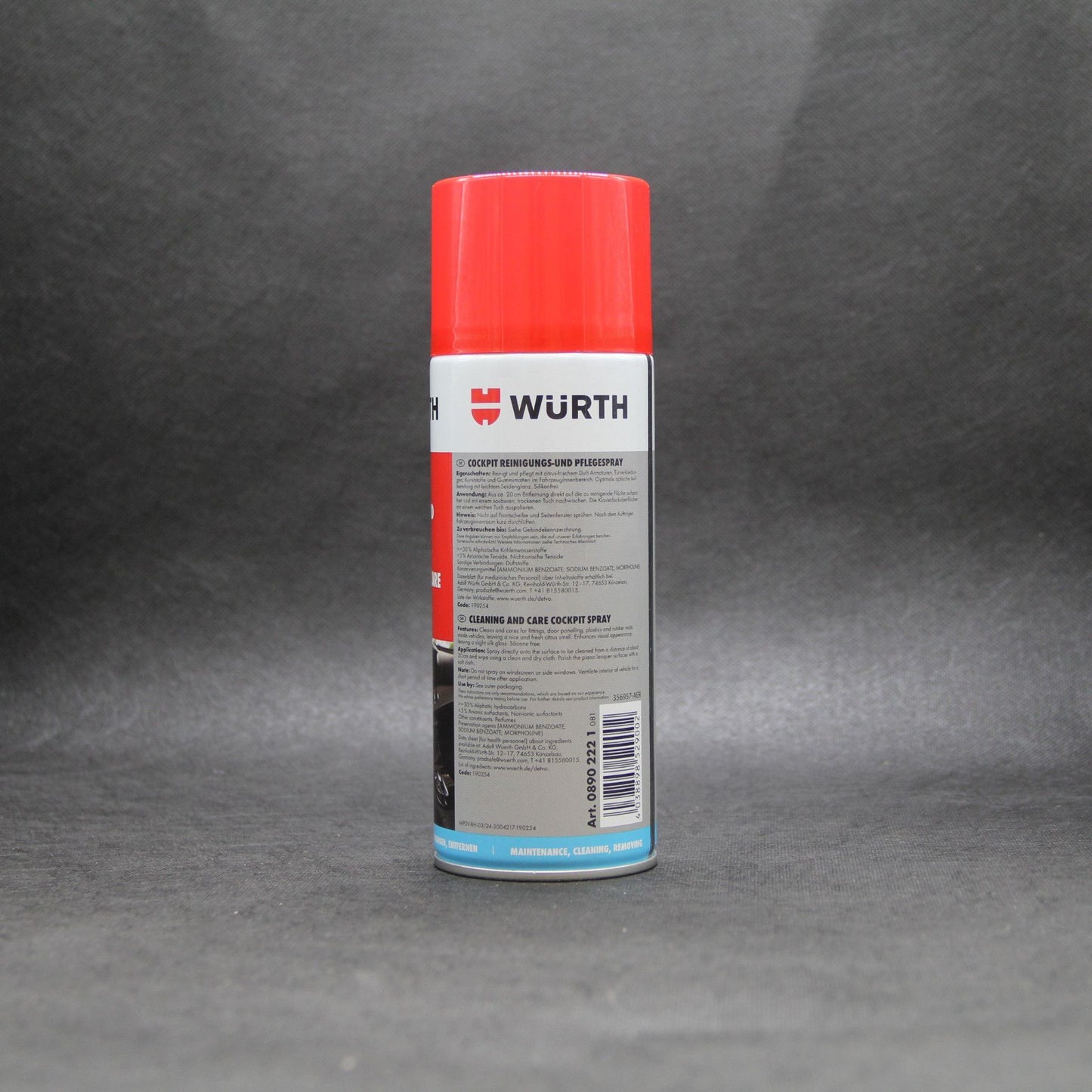 Cockpitspray Pflege u. Reinigung fürs Auto frischt die Farbe auf