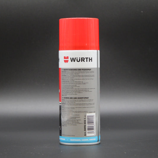Cockpitspray Pflege u. Reinigung fürs Auto und frischt die Farbe auf.