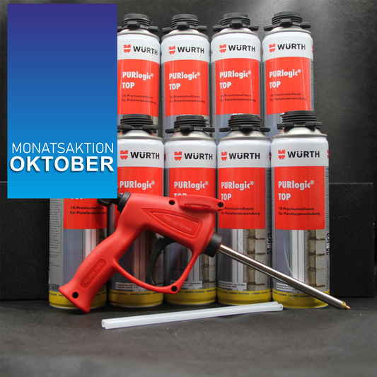 Starter Set 10x Pistolenschaum inkl Hochwertiger Schaumpistole