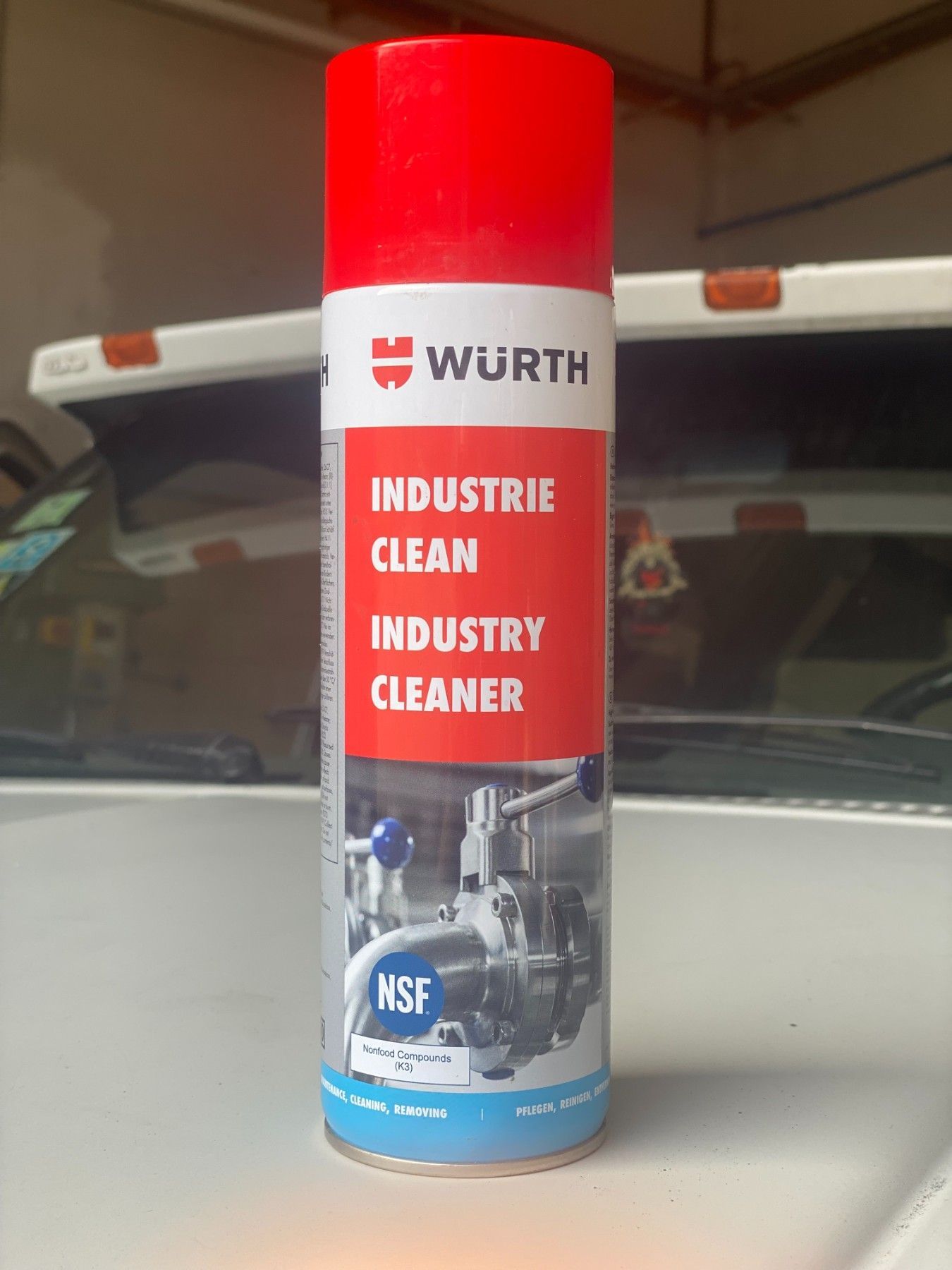 3 er Set - Industrie Clean von WÜRTH 500ml - Spezialreiniger