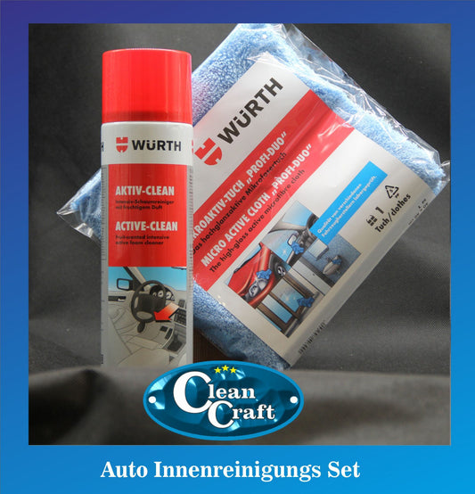 Fahrzeugreiniger Activ Clean + Mikrofasertuch