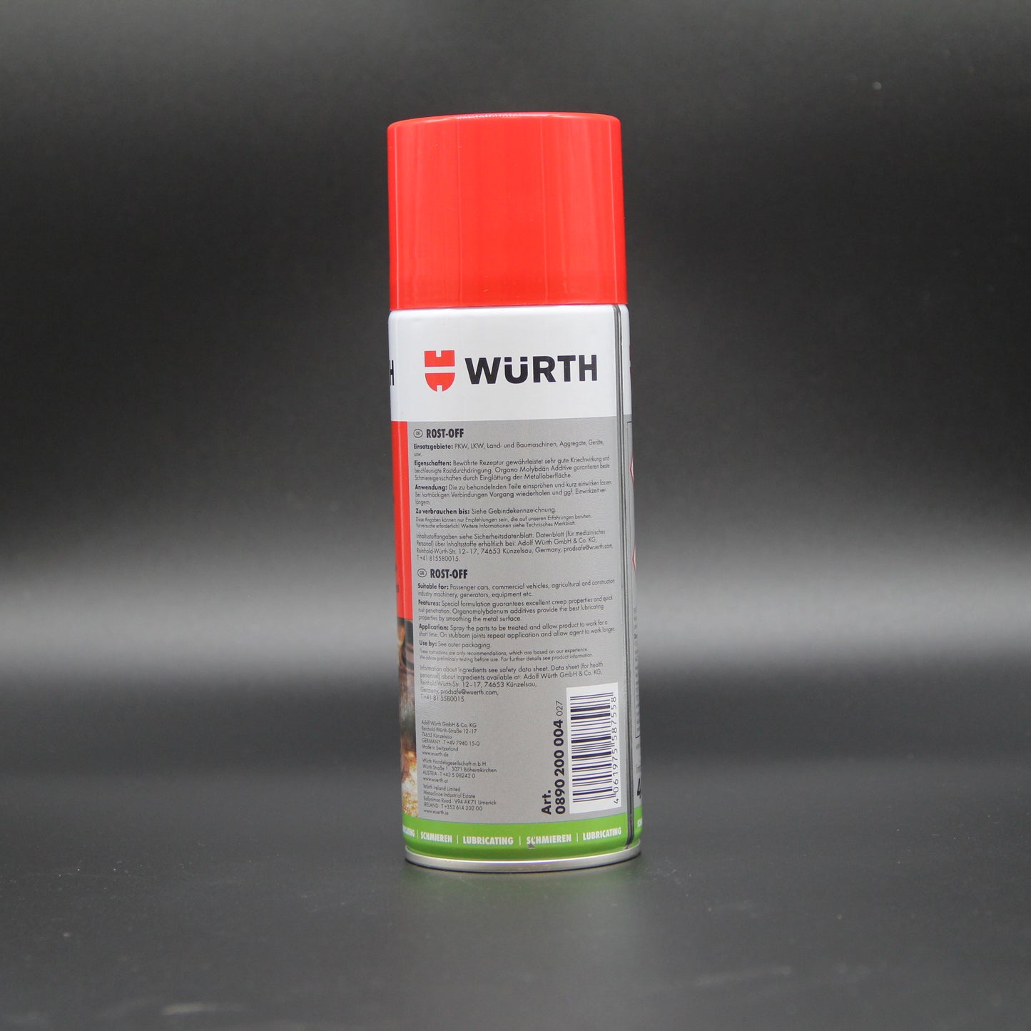 Rost-OFF Hochwertiger WüRTH Rostlöser 400ml